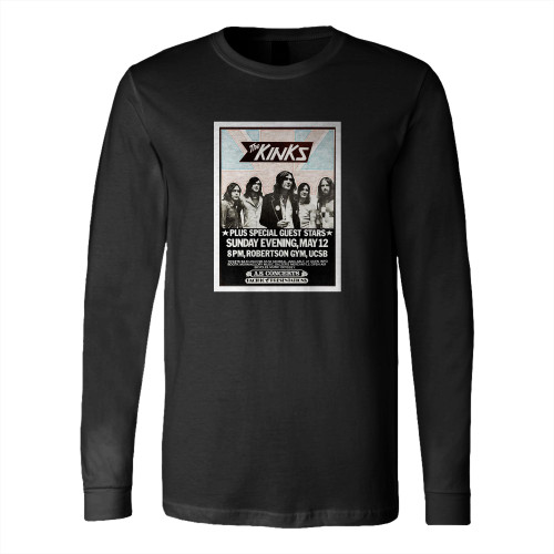 Kinks Concert  Long Sleeve T-Shirt Tee