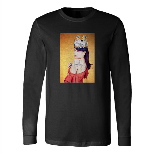 Lily Allen 9  Long Sleeve T-Shirt Tee