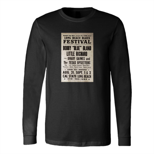 Long Beach Blues Festival Original Concert  Long Sleeve T-Shirt Tee