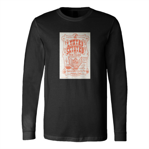 Lynyrd Skynyrd Handbill 1974  Long Sleeve T-Shirt Tee