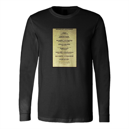 Lynyrd Skynyrd Original Concert  Long Sleeve T-Shirt Tee