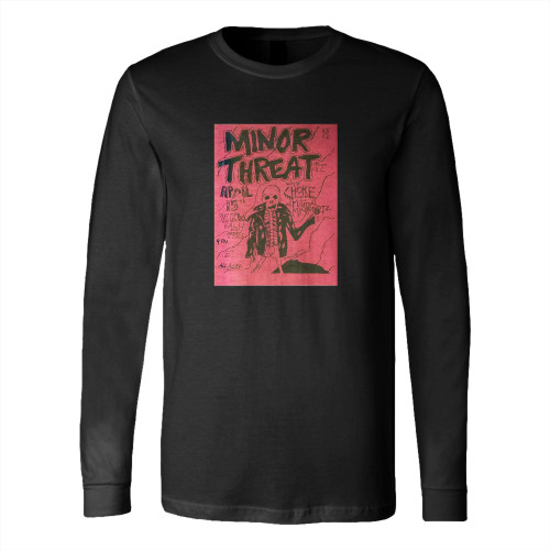 Minor Threat  Long Sleeve T-Shirt Tee