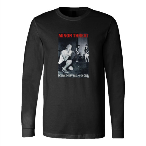 Minor Threat Tour  Long Sleeve T-Shirt Tee