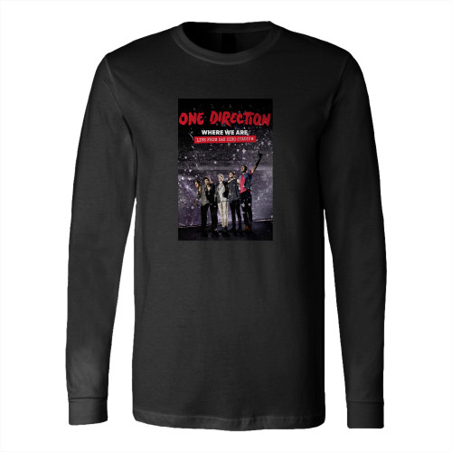 One Direction Where We Are The Concert Film  Long Sleeve T-Shirt Tee
