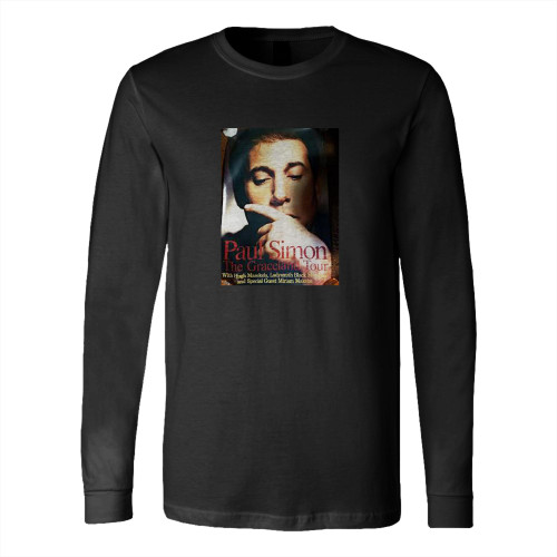 Paul Simon Graceland Tour 1987 Wb Promo  Long Sleeve T-Shirt Tee