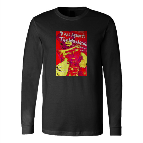 Rage Against The Machine Vintage Concert 2  Long Sleeve T-Shirt Tee