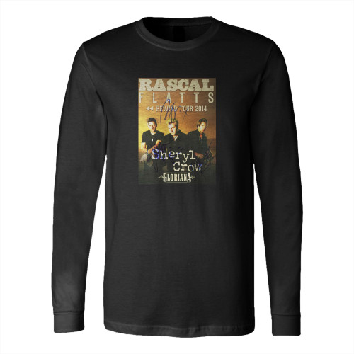 Rascal Flatts Autographed Concert  Long Sleeve T-Shirt Tee