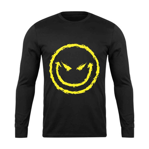 Evil Smiley Face Long Sleeve T-Shirt
