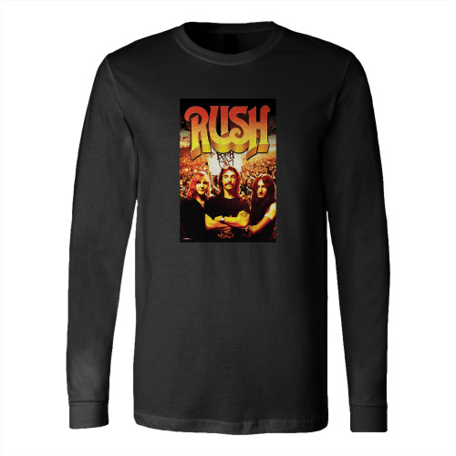 Rush Band And Concert Background  Long Sleeve T-Shirt Tee
