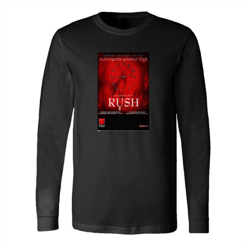 Rush Concert Clockwork Angels Admat  Long Sleeve T-Shirt Tee