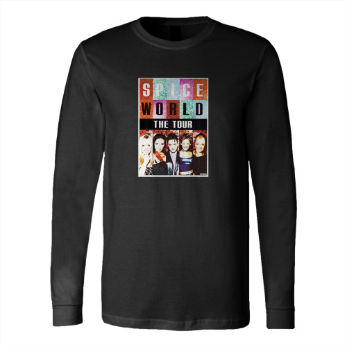 Spice Girls Spiceworld Tour 1998 1  Long Sleeve T-Shirt Tee Spice Girls Spiceworld Tour 1998 1  Long Sleeve T-Shirt Tee