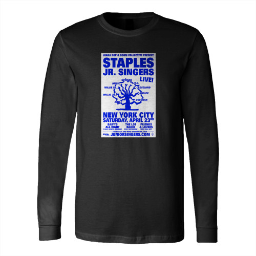 Staples Jr. Singers  Long Sleeve T-Shirt Tee