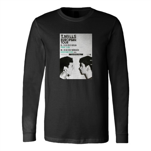 Steve Miller Band European Tour  Long Sleeve T-Shirt Tee