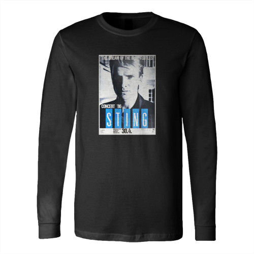 Sting Dream Of The Blue Turtles Album Concert  Long Sleeve T-Shirt Tee