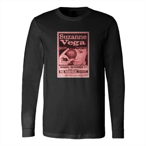 Suzanne Vega Vintage Concert 1  Long Sleeve T-Shirt Tee