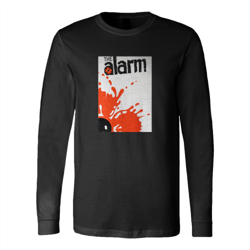 The Alarm Concert Tour Program Music  Long Sleeve T-Shirt Tee