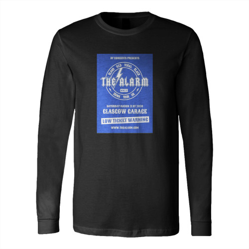 The Alarm Garage Glasgow 21St March  Long Sleeve T-Shirt Tee