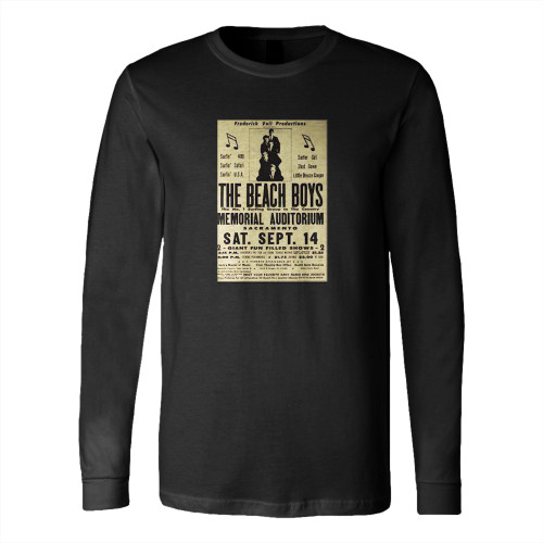 The Beach Boys 1964 Repro Tour  Long Sleeve T-Shirt Tee