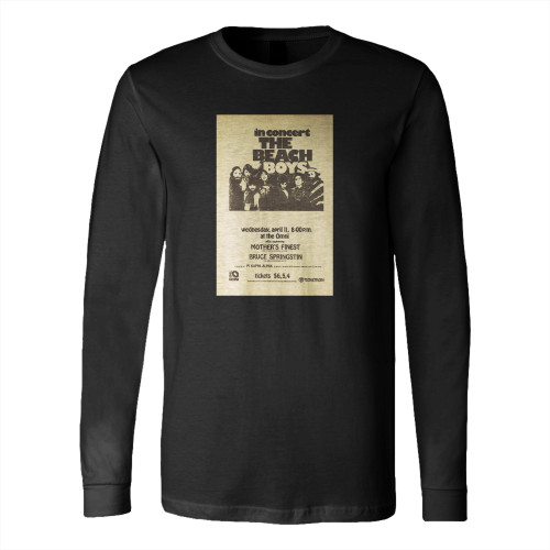 The Beach Boys And Bruce Springsteen 1973  Long Sleeve T-Shirt Tee