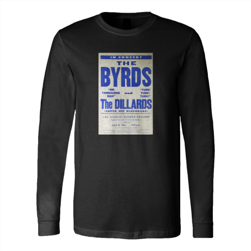 The Byrds 1966 Los Angeles  Long Sleeve T-Shirt Tee