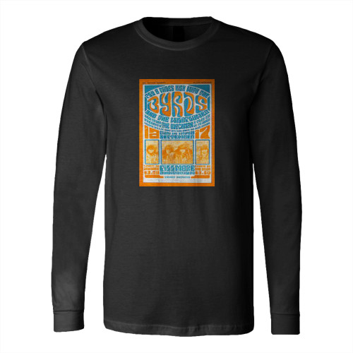 The Byrds Vintage Concert  Long Sleeve T-Shirt Tee