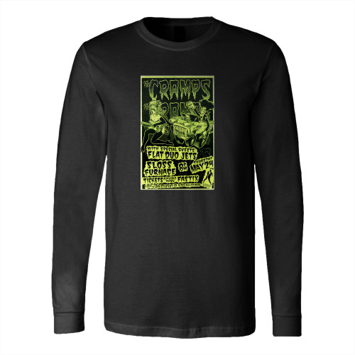 The Cramps And Flat Duo Jets At The Sloss Furnace  Long Sleeve T-Shirt Tee