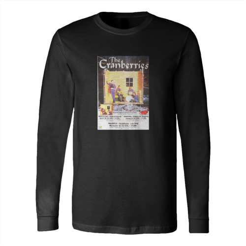 The Cranberries Free To Decide World Tour Subway  Long Sleeve T-Shirt Tee