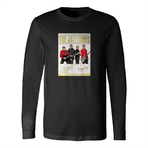 The Jacksons Kool & The Gang Boney M  Long Sleeve T-Shirt Tee