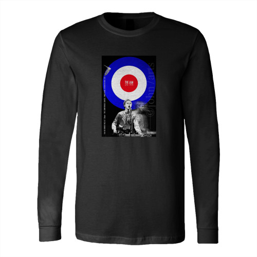 The Jam Paul Weller Final Tour 1982  Long Sleeve T-Shirt Tee