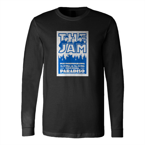 The Jam Voorprogramma Paradiso Concert  Long Sleeve T-Shirt Tee