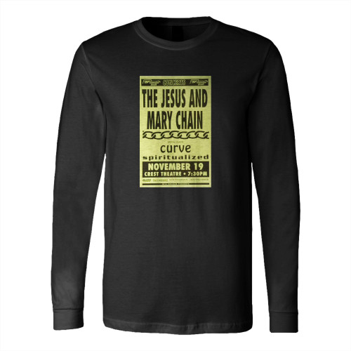 The Jesus & Mary Chain Vintage Concert  Long Sleeve T-Shirt Tee