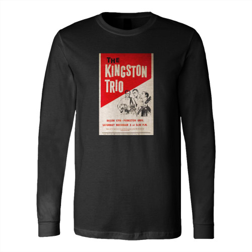The Kingston Trio 1960 Princeton Concert Vintage  Long Sleeve T-Shirt Tee