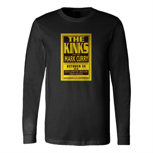 The Kinks Vintage Concert 3  Long Sleeve T-Shirt Tee