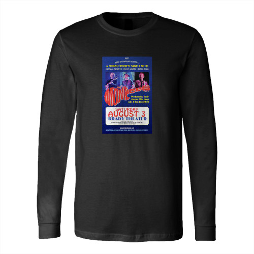 The Monkees 2019 Tour Tulsa Concert  Long Sleeve T-Shirt Tee