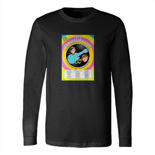 The Monkees 50Th Anniversary Tour 2016 Aus Nz Concert  Long Sleeve T-Shirt Tee