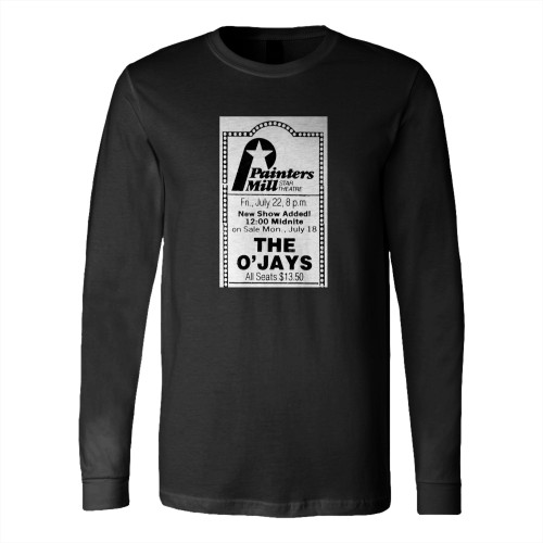 The O'Jays Concert And Tour History  Long Sleeve T-Shirt Tee