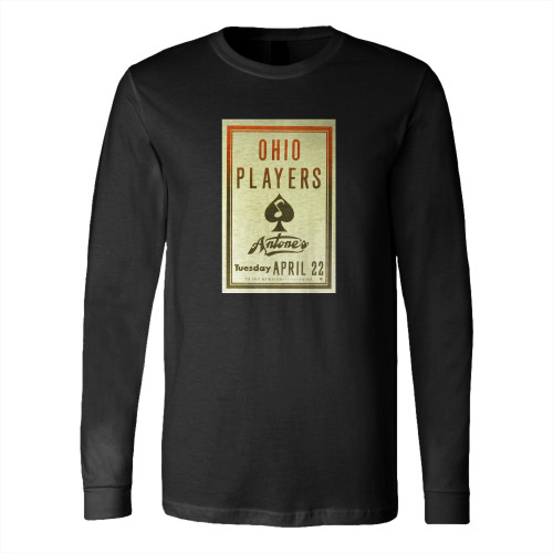 The Ohio Players Vintage Concert  Long Sleeve T-Shirt Tee