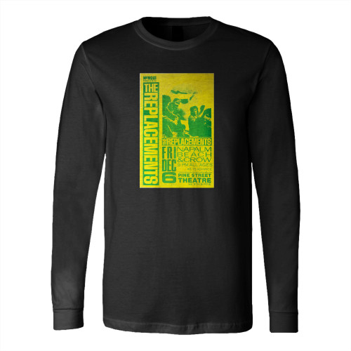 The Replacements Napalm Beach Pine Street Theatre Concert  Long Sleeve T-Shirt Tee