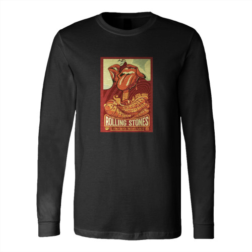 The Rolling Stones 2016 Santiago Chili Tour  Long Sleeve T-Shirt Tee