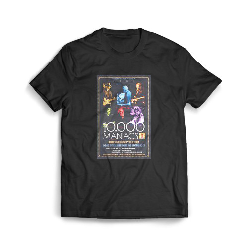 10000 Maniacs Concert  Mens T-Shirt Tee
