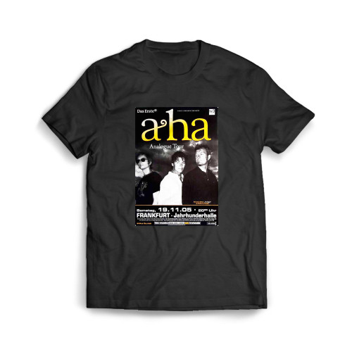 A-Ha Analogue 2005 Concert  Mens T-Shirt Tee