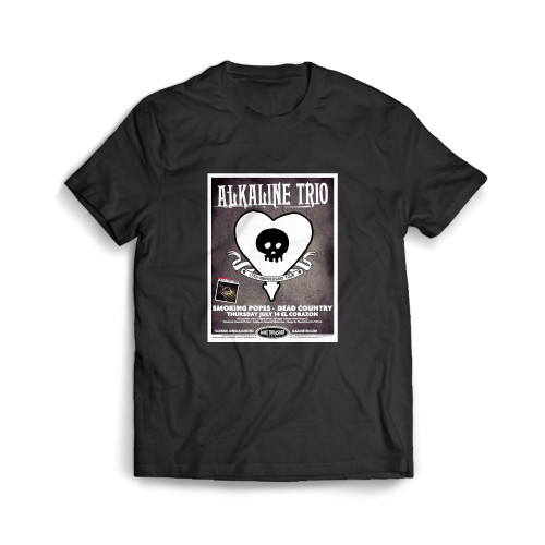 Alkaline Trio 2011 Anniversary Tour Seattle Concert  Mens T-Shirt Tee