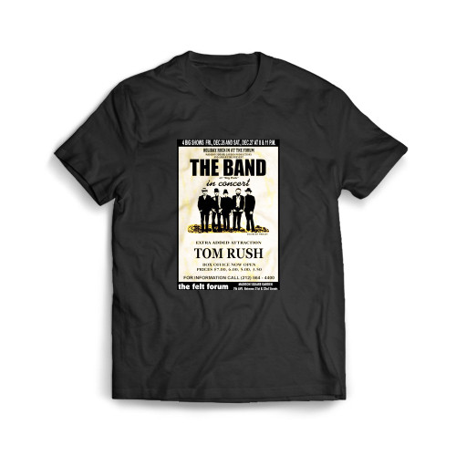 Band With Tom Rush 1969 Concert  Mens T-Shirt Tee