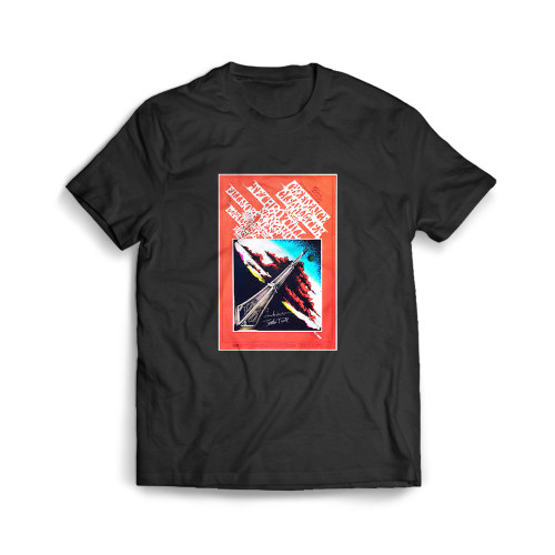 Bill Graham Concert Bg-164 Featuring Jethro Tull  Mens T-Shirt Tee