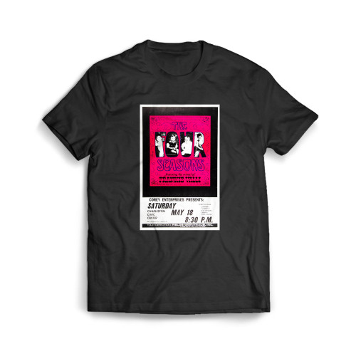 Frankie Valli & The Four Seasons 1968 Vintage Concert  Mens T-Shirt Tee