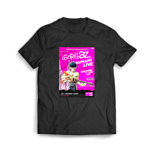 Gorillaz Humanz Live Tour 2017 Germany Concert  Mens T-Shirt Tee