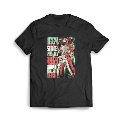 Iggy And The Stooges Detroit 1969 (2)  Mens T-Shirt Tee