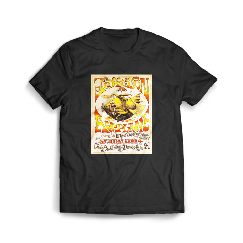 Jefferson Airplane 1966 Concert  Mens T-Shirt Tee