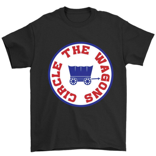 Circle The Wagons Man's T-Shirt Tee