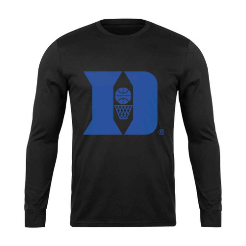 Duke University Basketball Logo Long Sleeve T-Shirt